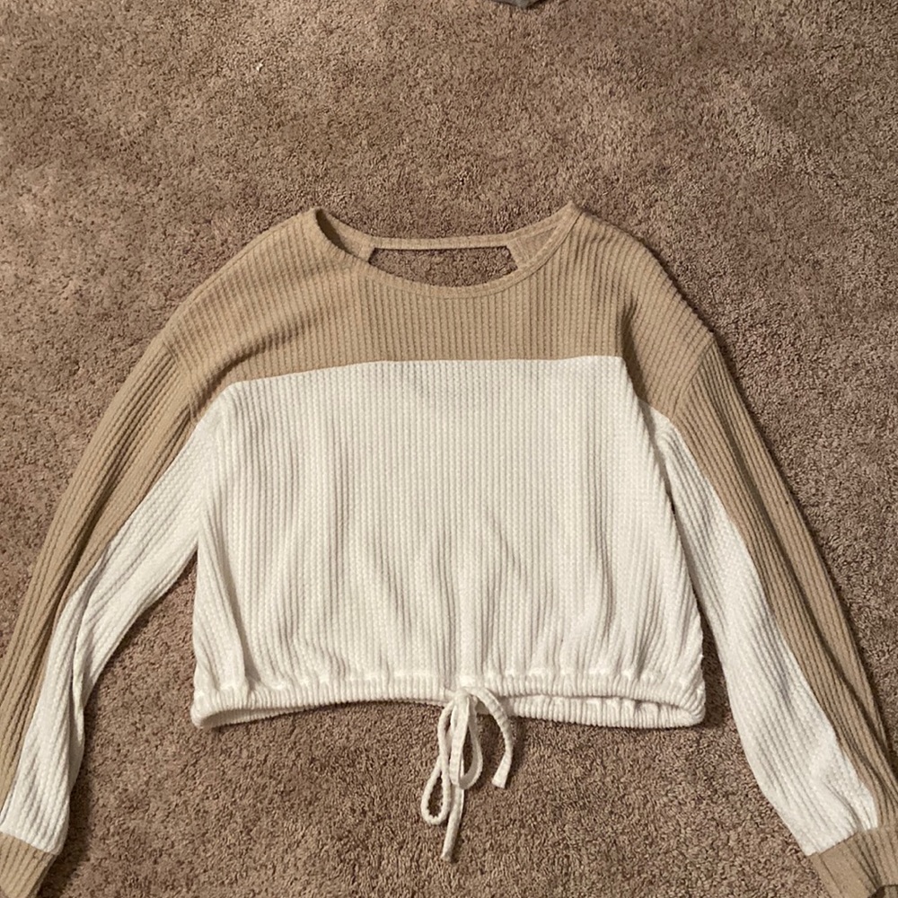 Hollister sweater with cutout back